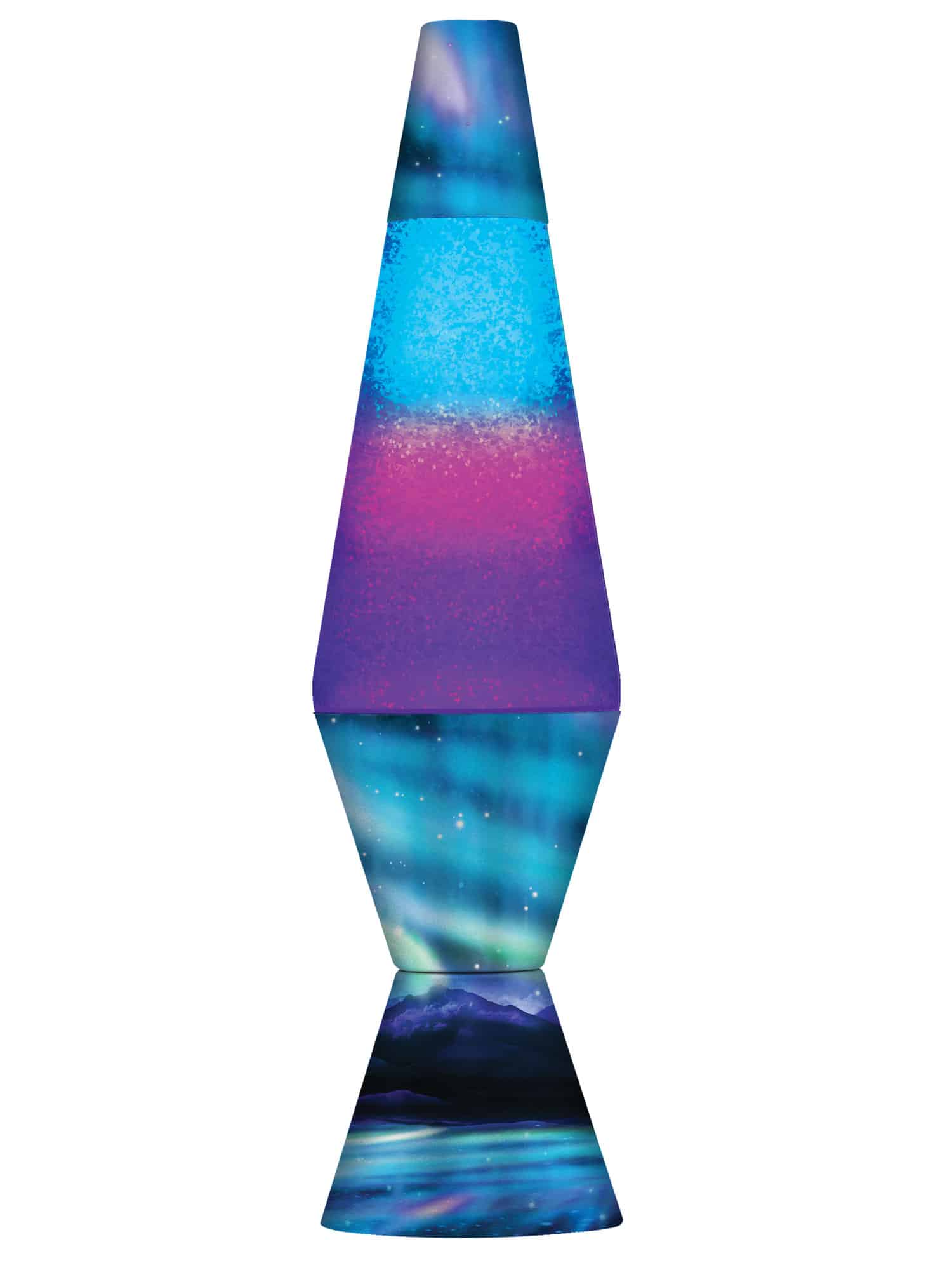 14.5″ LED Lava Lamp Star Vortex Silver Stars Glitter Clear Liquid16 –  RockArtRevival