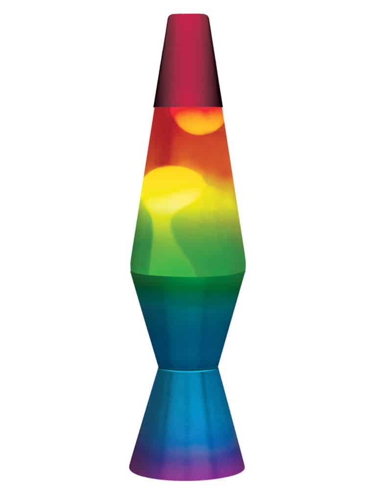 Colormax Lava Lamps Hand Painted, Multi Colored Lighting