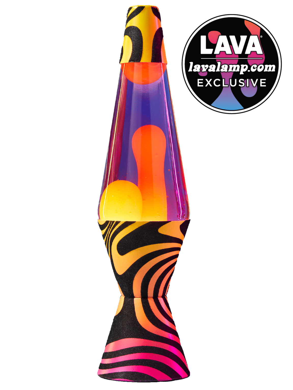 2015 14.5” Groovy Gradient Flocked LAVA® Lamp - Lava® Lamp